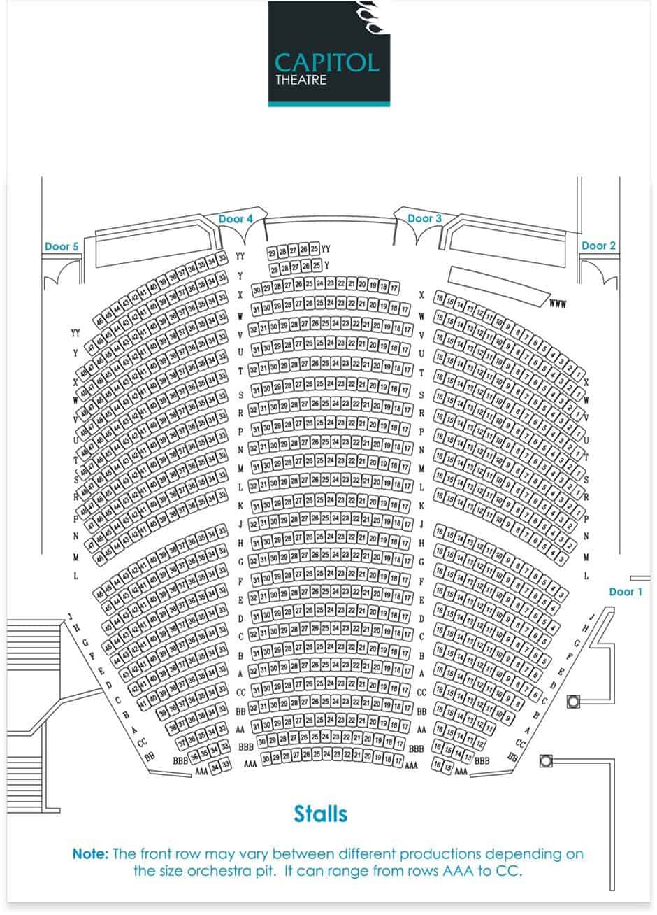 Capitol Moncton Seating Chart