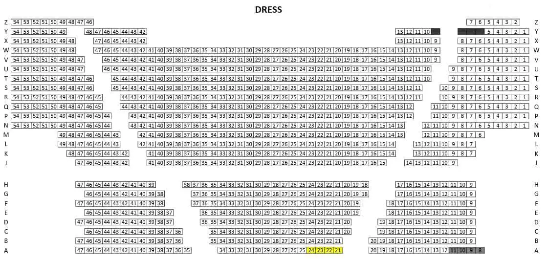 Regent Theater Los Angeles Seating Chart