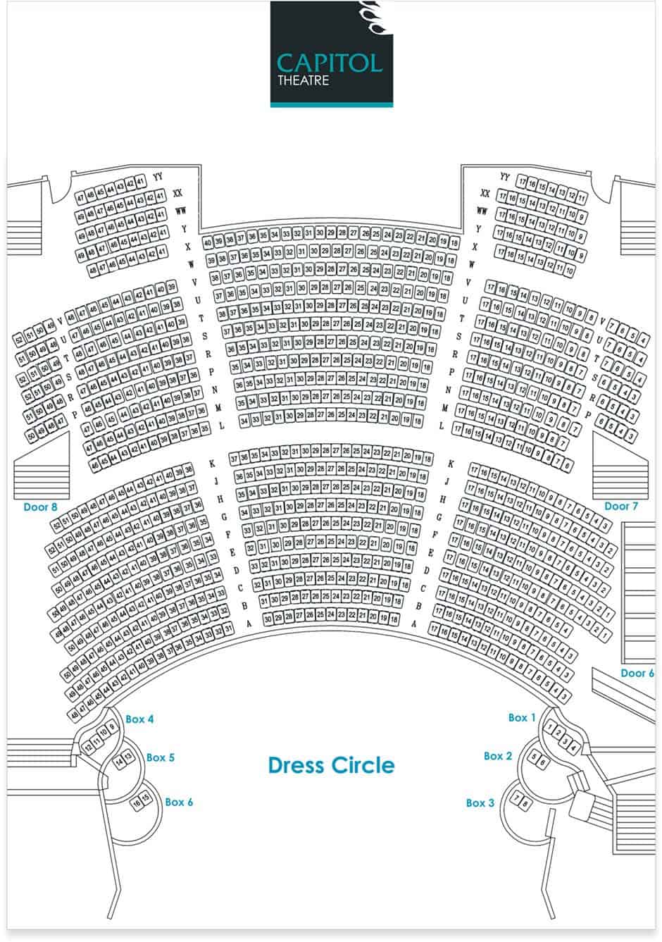 Capitol Moncton Seating Chart