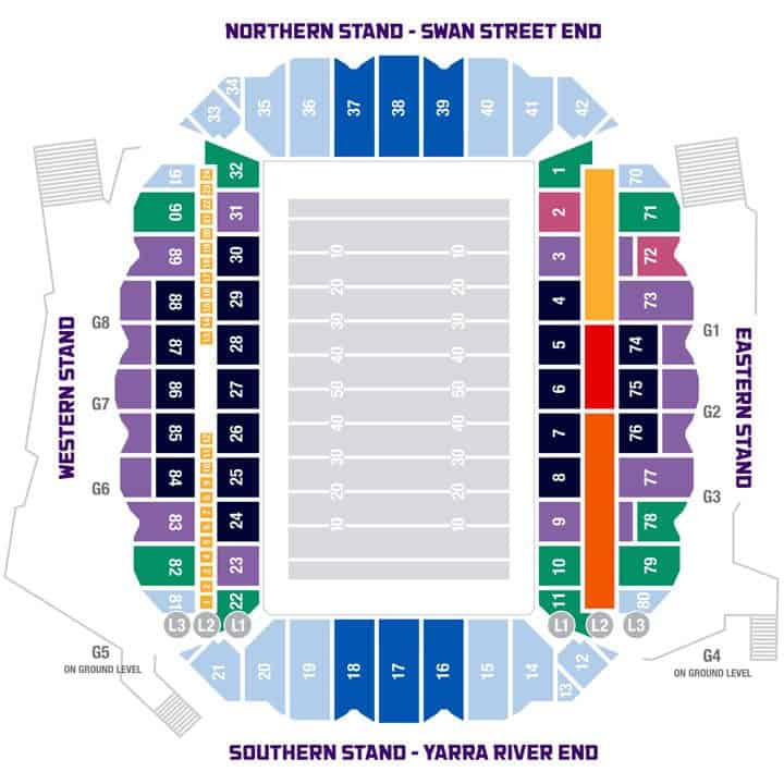 AAMI Park - Melbourne Seating Plan Map, Capacity & Parking