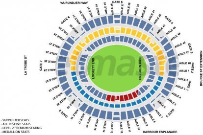 Etihad Stadium Docklands Vic Seating Chart