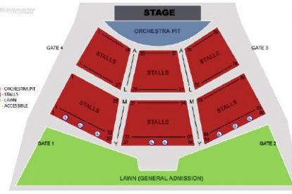 Sidney Myer Music Bowl Seating Chart