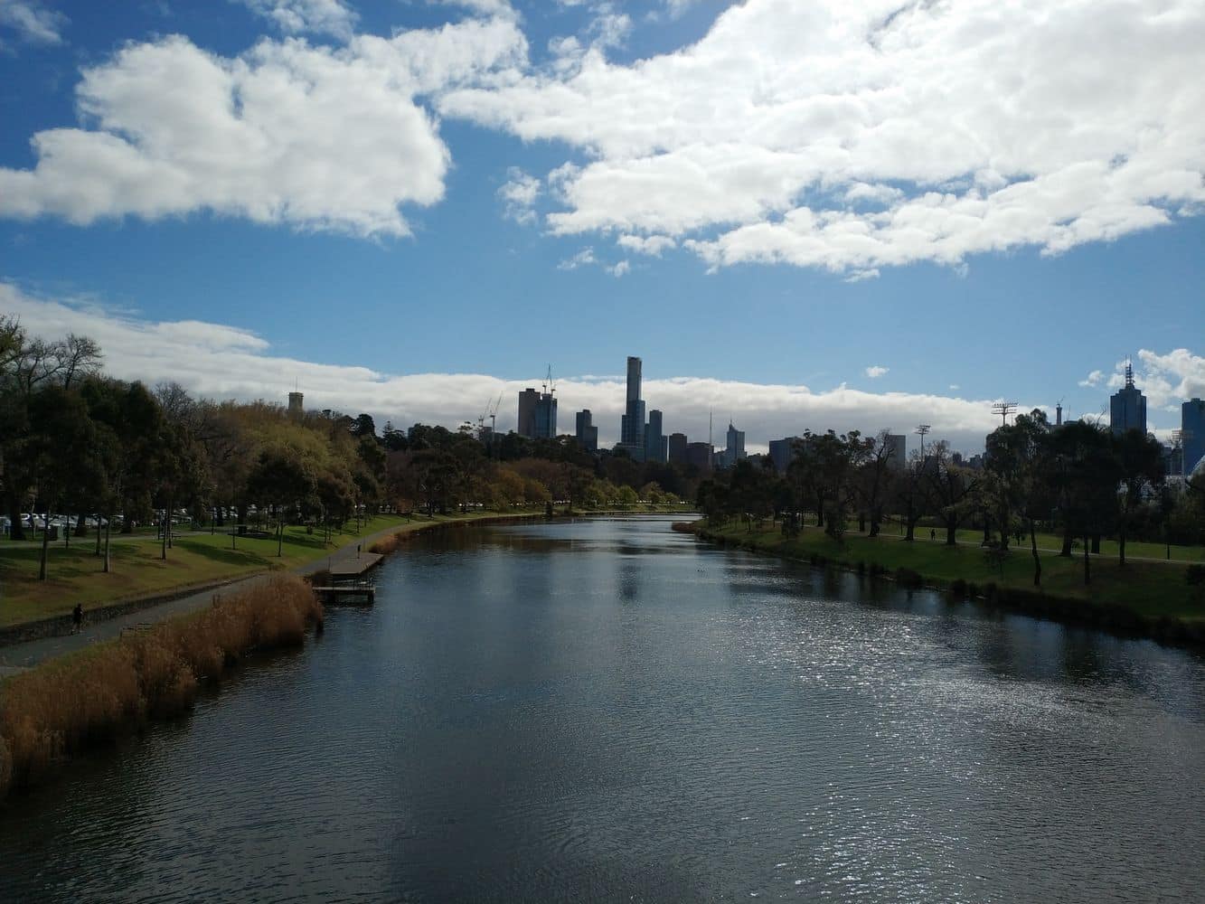 Yarra River - Melbourne History & Bike Trail Map