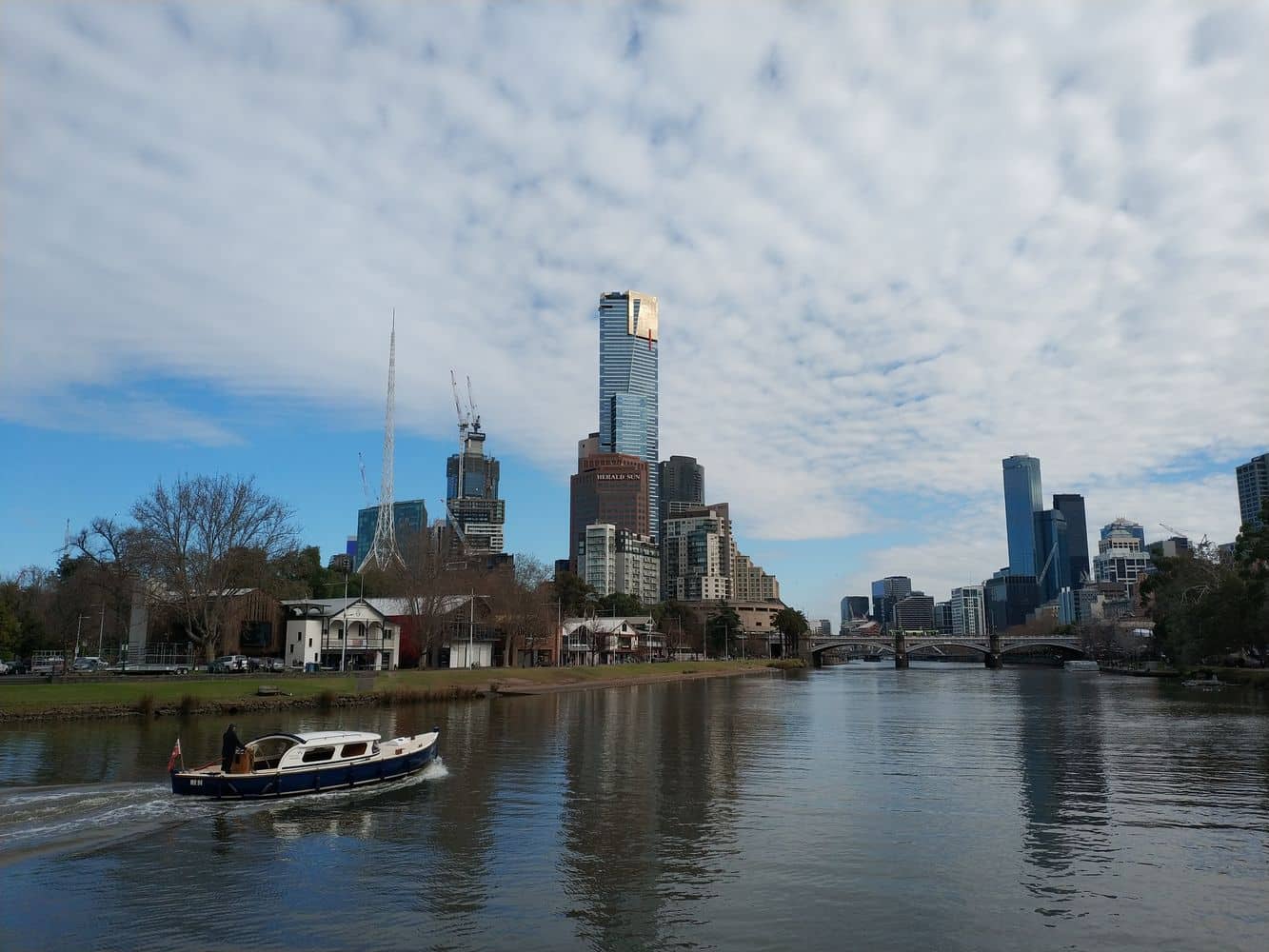 Yarra River - Melbourne History & Bike Trail Map