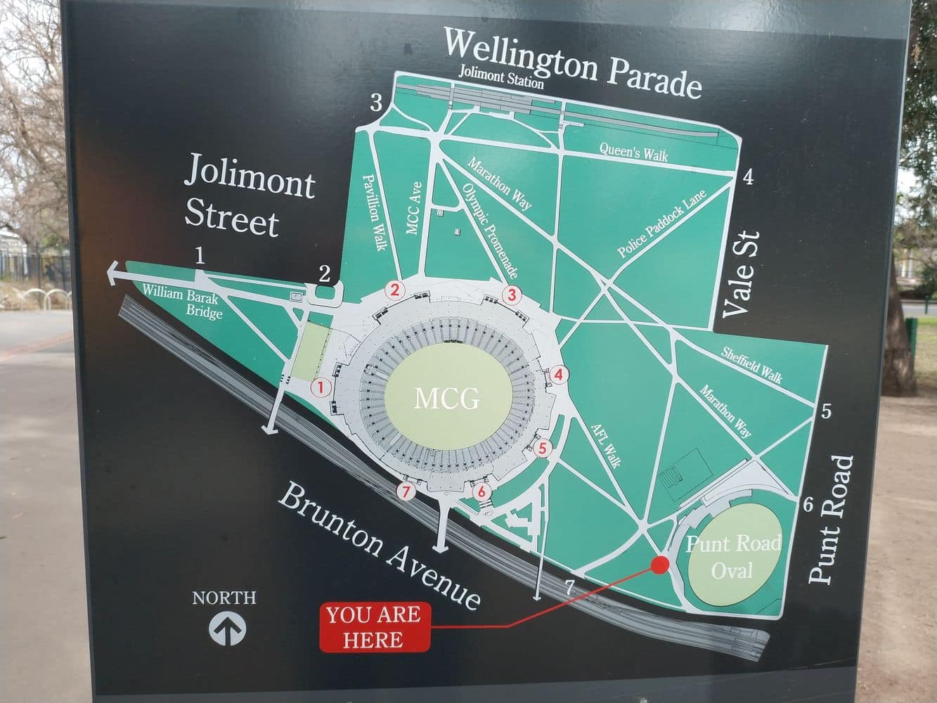 Melbourne Cricket Ground (MCG) Ticket Seating Plan, AFL Layout Map