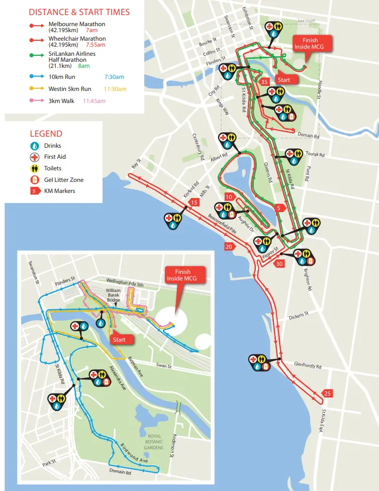 Melbourne Marathon 2021 Dates Course Route, Entry, Schedule & Cost